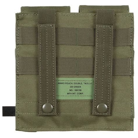 Mfh Int Comp Pouch Molle Double M M Olive Army Surplus Military