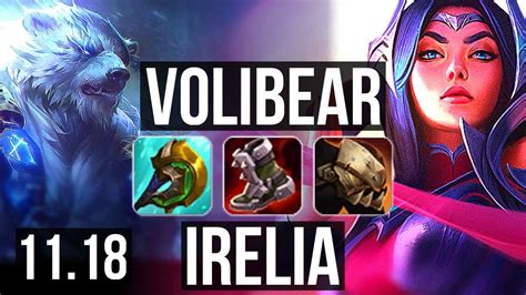 Volibear Vs Irelia Top Rank 5 Voli Legendary 11 5 15 Tr Master