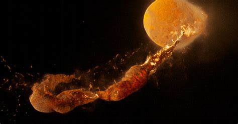 Watch Stunning Visualizations Reveal The Moons Violent Birth 45 Billion Years Ago Trendradars