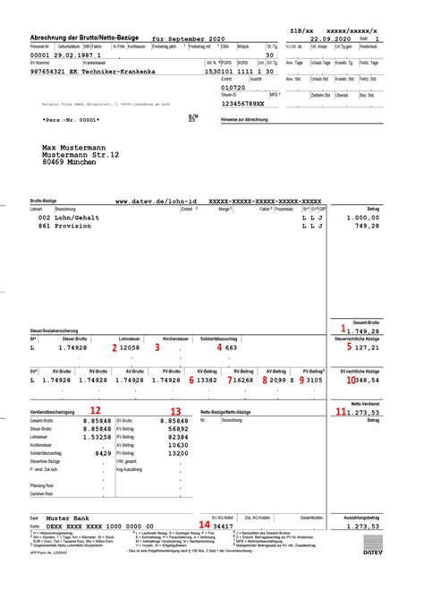 German Payslip Explained How To Read Your Payslip In Off