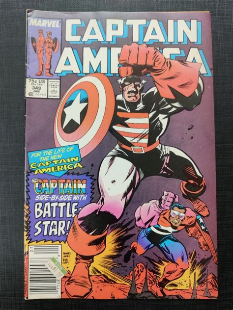 Vintage Captain America Comic Book Hobbies And Toys Books And Magazines