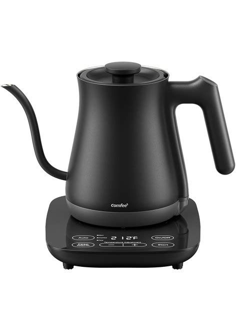 Comfee Gooseneck Electric Kettle With Temperature Control 3 Variable Presets 100 Stainless