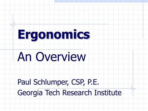 Ppt Ergonomics Powerpoint Presentation Free Download Id 307925