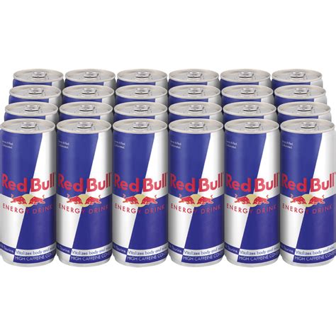 Red Bull Regular Energy Drink Cans 24 X 250ml Energy Drinks Sports