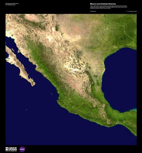 Mexico And Central America Earth Resources Observation And Science