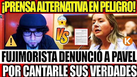 Alerta Fujimorista Tania Ram Rez Denunci Al Comunicador Pavel Por