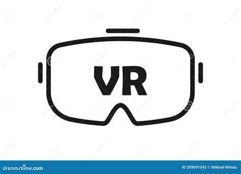 Vr Icono De Gafas Logotipo De Realidad Virtual Gafas Para Jugadores