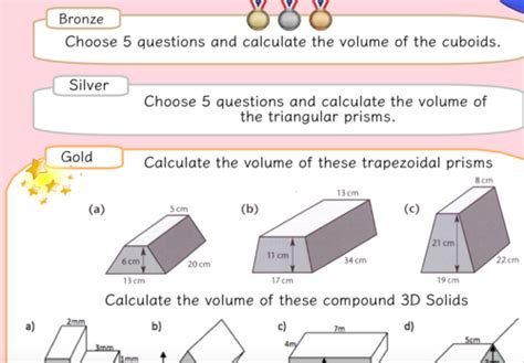 Volume Of Triangular Prisms Lesson Worksheets Teaching Resources