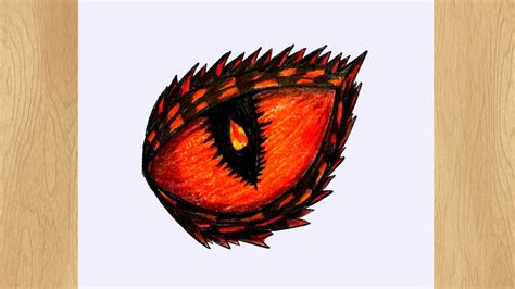 How To Draw A Dragon Eye