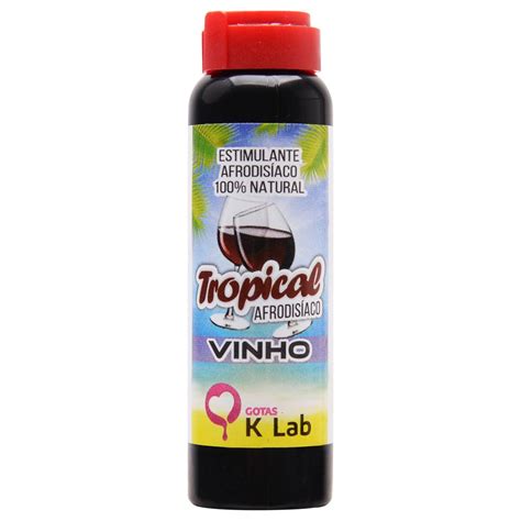 Estimulante Afrodisíaco Gotas Energético Tropical Vinho 10 Ml Loja