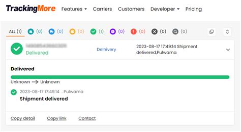 Delhivery Tracking Track Delhivery Courier Packages Trackingmore