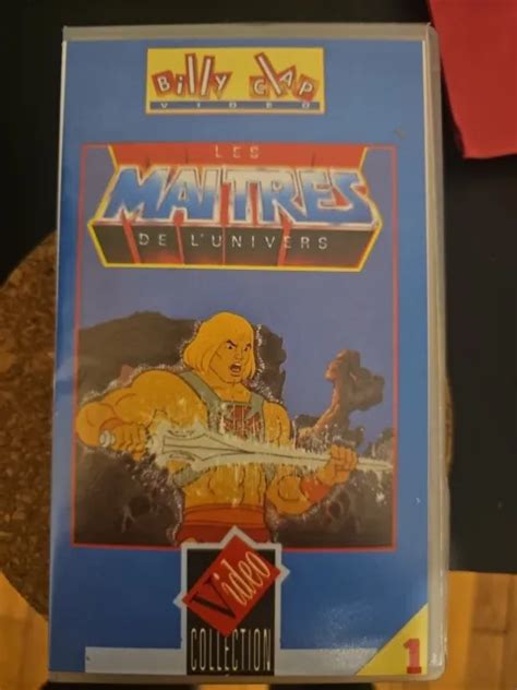 Rare Vhs Cassette Video Les Maitres De L Univers Editon Billy Clap