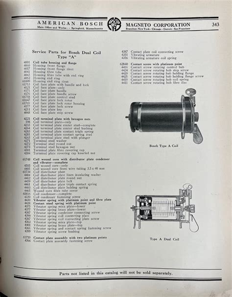 Bosch Duplex Ignition Technical Antique Automobile Club Of America