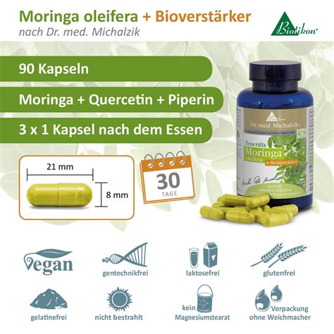 Moringa Teneriffa Bioverstaerker Nach Dr Med Michalzik Kapseln