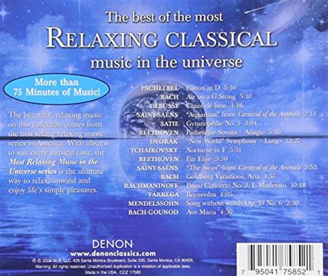 The Best Of The Most Relaxing Classical Music In The Universe 재팬박스