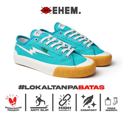 Jual Ehem Sepatu Sneakers Unisex Pria Wanita Dexter Low Sky Blue