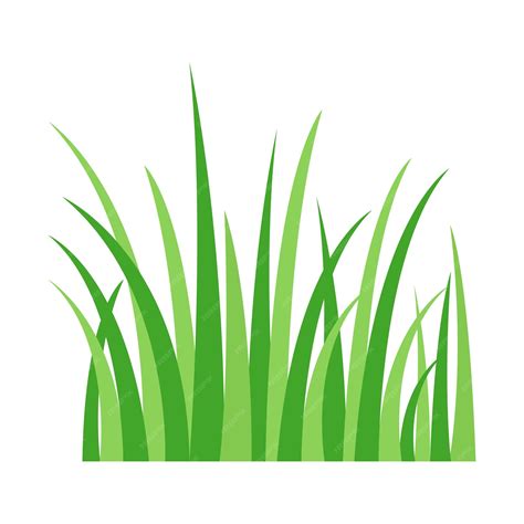 Premium Vector Green Grass Icon