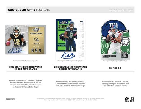 2022 Panini Contenders Optic Football Hobby Box Da Card World