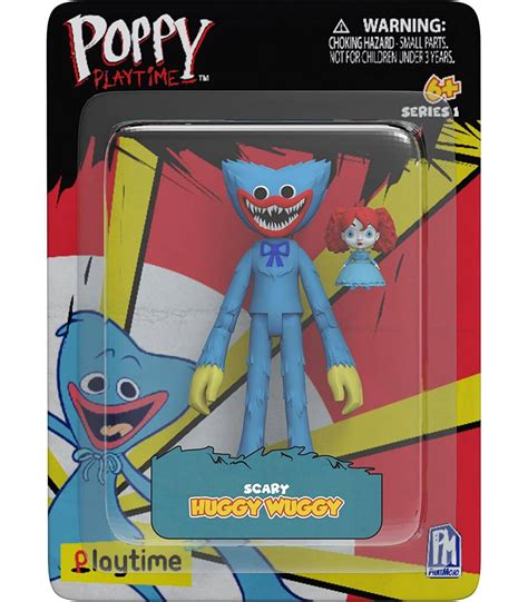 Poppy Playtime Figura De Acci N Articulada De Huggy Wuggy Scary Cm