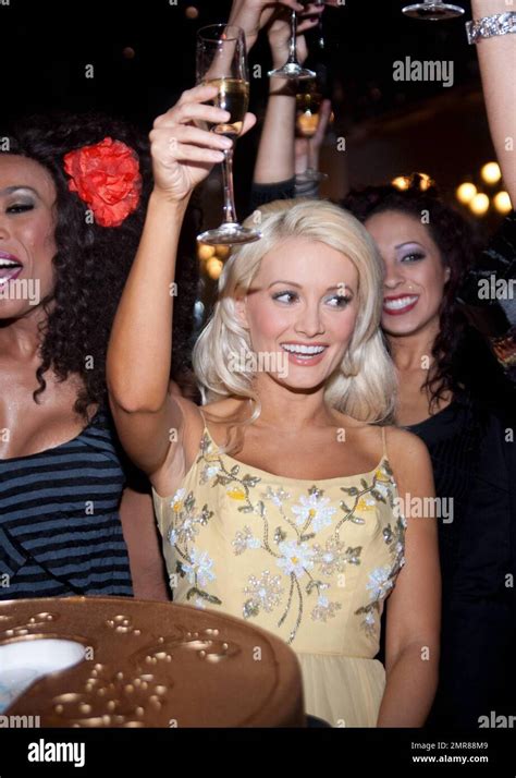 Holly Madison Attends The Launch Party For Her New Role In The Sultry Revue Peepshow At