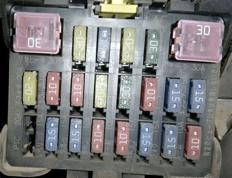 Fuses And Relays Mazda Bongo SG 1995 2005