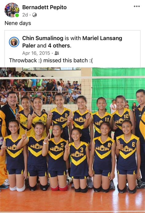 UST Libero Bernadett Pepito Shares Nene Days With Former Teammate