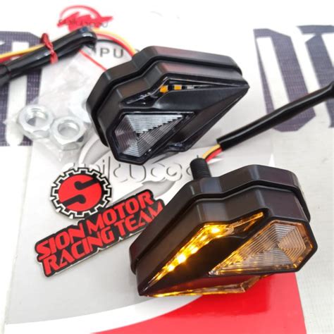 Jual Lampu Sein Sen LED Tempel Fairing Motor Sport Universal Wilwood