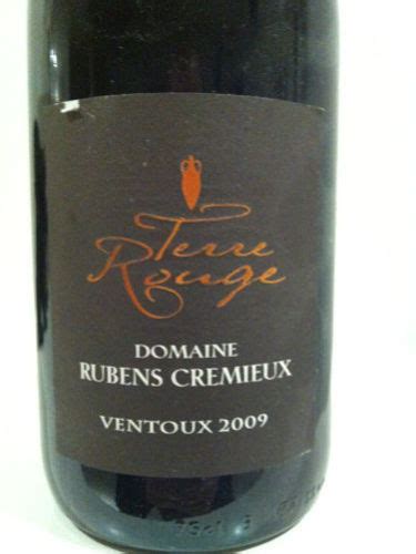 L Metairie Terre Rouge Domaine Rubens Cremieux Ventoux Vivino US