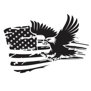 Digital American Flags Svg Distressed Usa Flags Drawing Illustration