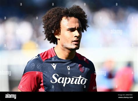 Joshua Zirkzee Of Bologna Fc Looks On During The Serie A Match Between