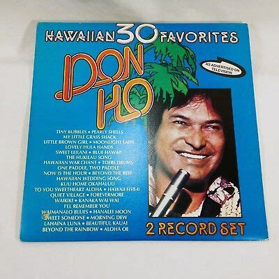 Hawaiian Wedding Song Don Ho