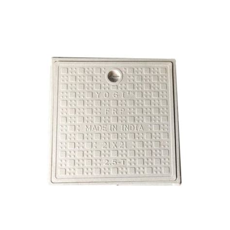 Yogi Plast 2 5 Ton Frp Square Manhole Cover For Construction Size 21