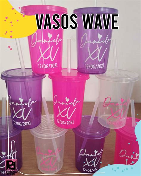 Vasos Personalizados Para Xv Pandora Design Portafolio