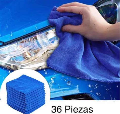 Toalla Multiusos Microfibra Paquete 36 Piezas 40x40 Cm Envío gratis