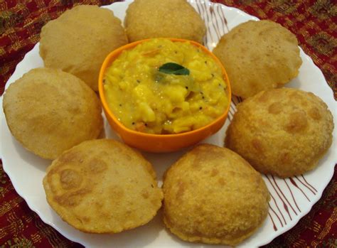 Poori Masala Tasty Appetite