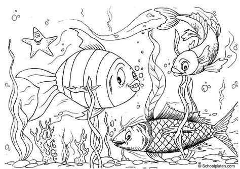 Coloriage Fond Marin 160103 Nature Dessin à colorier Coloriages