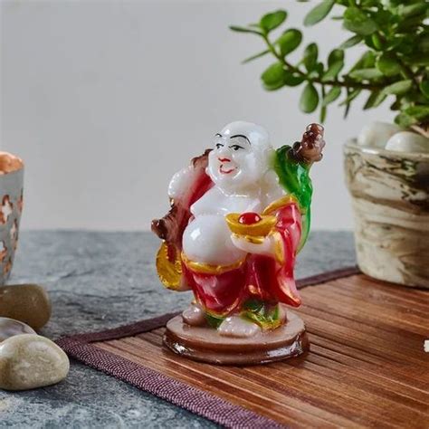 Polished Polyresin Laughing Buddha Statue For Home At Rs 200 In Gurugram