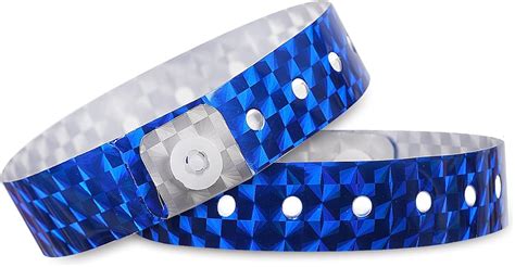 Amazon Pack Holographic Plastic Wristbands Wristbands For