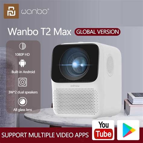 Jual Wanbo T Max Smart Mini Projector Ansi Lumens