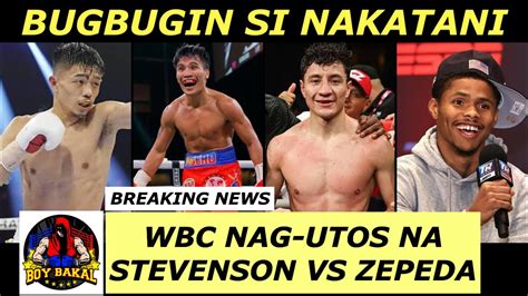 Astrolabio Handa BUGBUGIN Si Nakatani WBC Nag Utos Stevenson Va