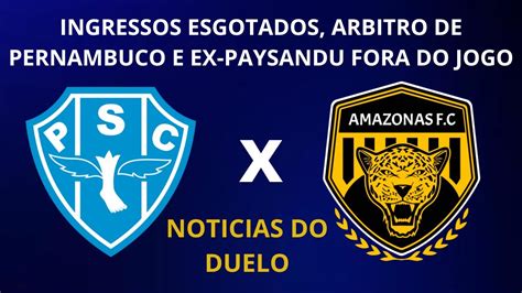 Paysandu X Amazonas Mangueir O Lotado Volante Fora Do Jogo