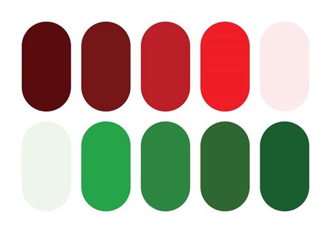 A Dynamic Red and Green Color Palette 41638385 Vector Art at Vecteezy