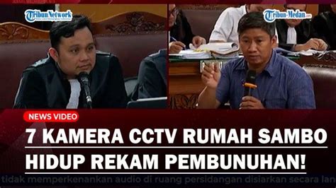 Terungkap 7 Kamera CCTV Masih Menyala Saat Pembunuhan Yosua Sebelum