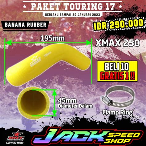 Jual Velocity Brt Banana Rubber Yamaha Xmax Karet Filter Tb