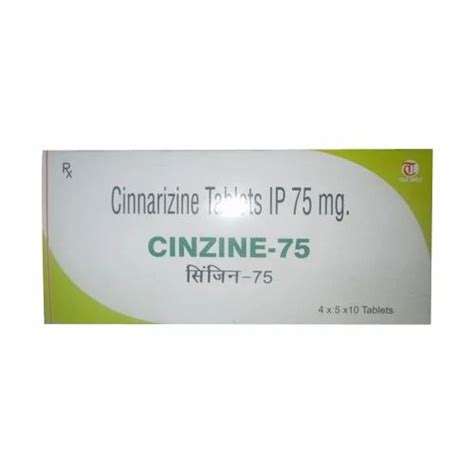Cinnarizine 75 Mg Tablet At Best Price In Chandigarh By Tas Med India