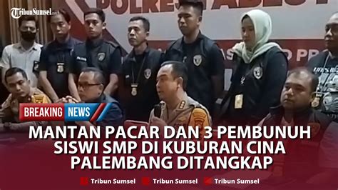 Breaking News Polrestabes Palembang Sampaikan Penangkapan Pelaku