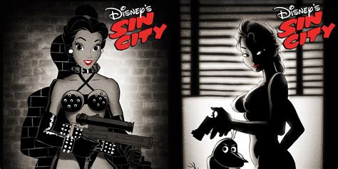 If Disney Princesses Were Sin City Characters