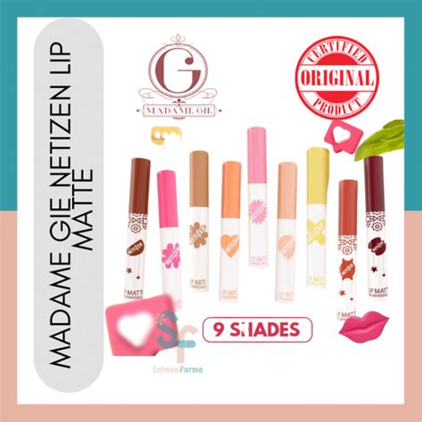 Original Madame Gie Lip Matte Netizen Lip Cream Netizen Bpom Lazada