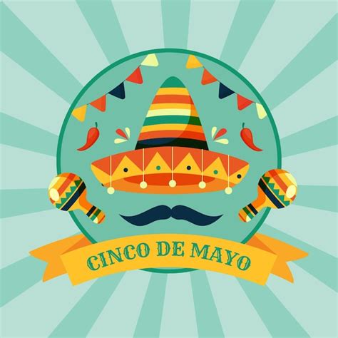 Premium Vector Flat Cinco De Mayo Illustration