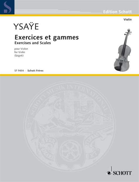 Métodos y ejercicios Exercices et gammes pour violon Exercises and